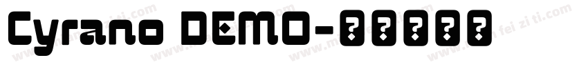Cyrano DEMO字体转换